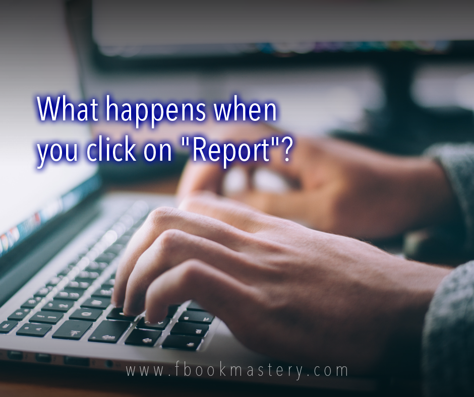 What happens when you click on &#34;Report&#34;? 