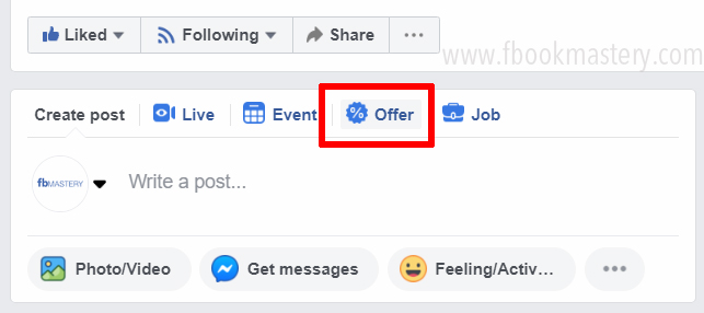 FBook Mastery - how to create offer
