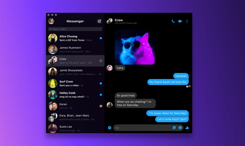 FBook Mastery - Messenger desktop app