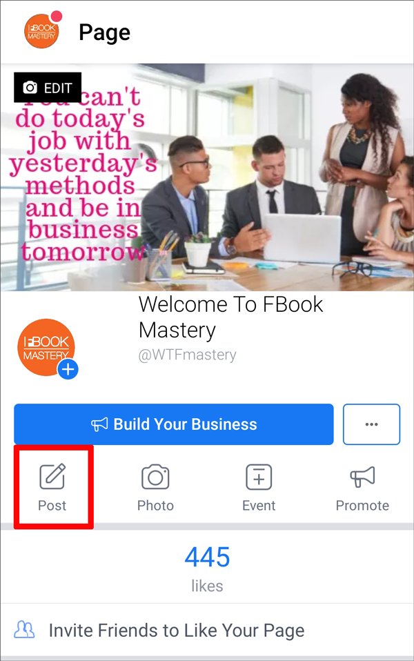 FBook Mastery - Pages Manager mobile app