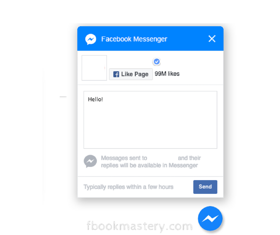Utilise FB Messenger for your Business Website