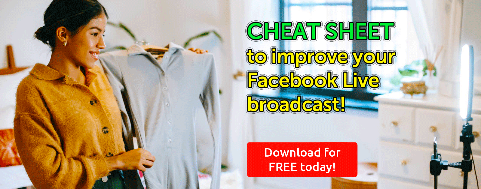 Cheat Sheet to Improve FB Live